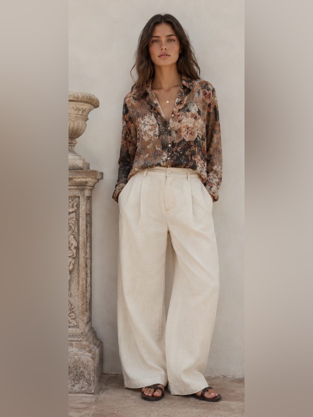 Zara Floral Patchwork Metallic Thread Sheer Blouse XS NWT